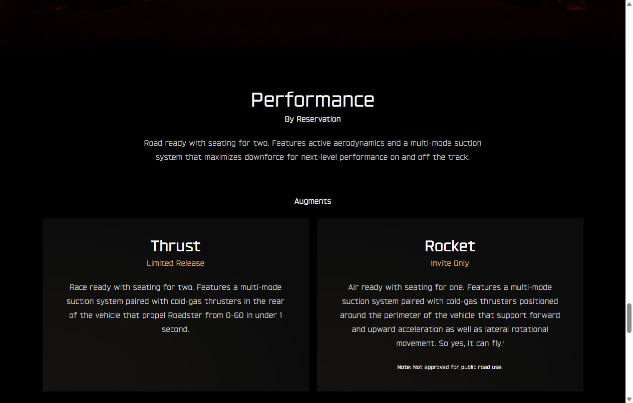 Performance · Thrust · Rocket 구성 안내 (Rocket: 공공 도로 사용 승인 안 됨)